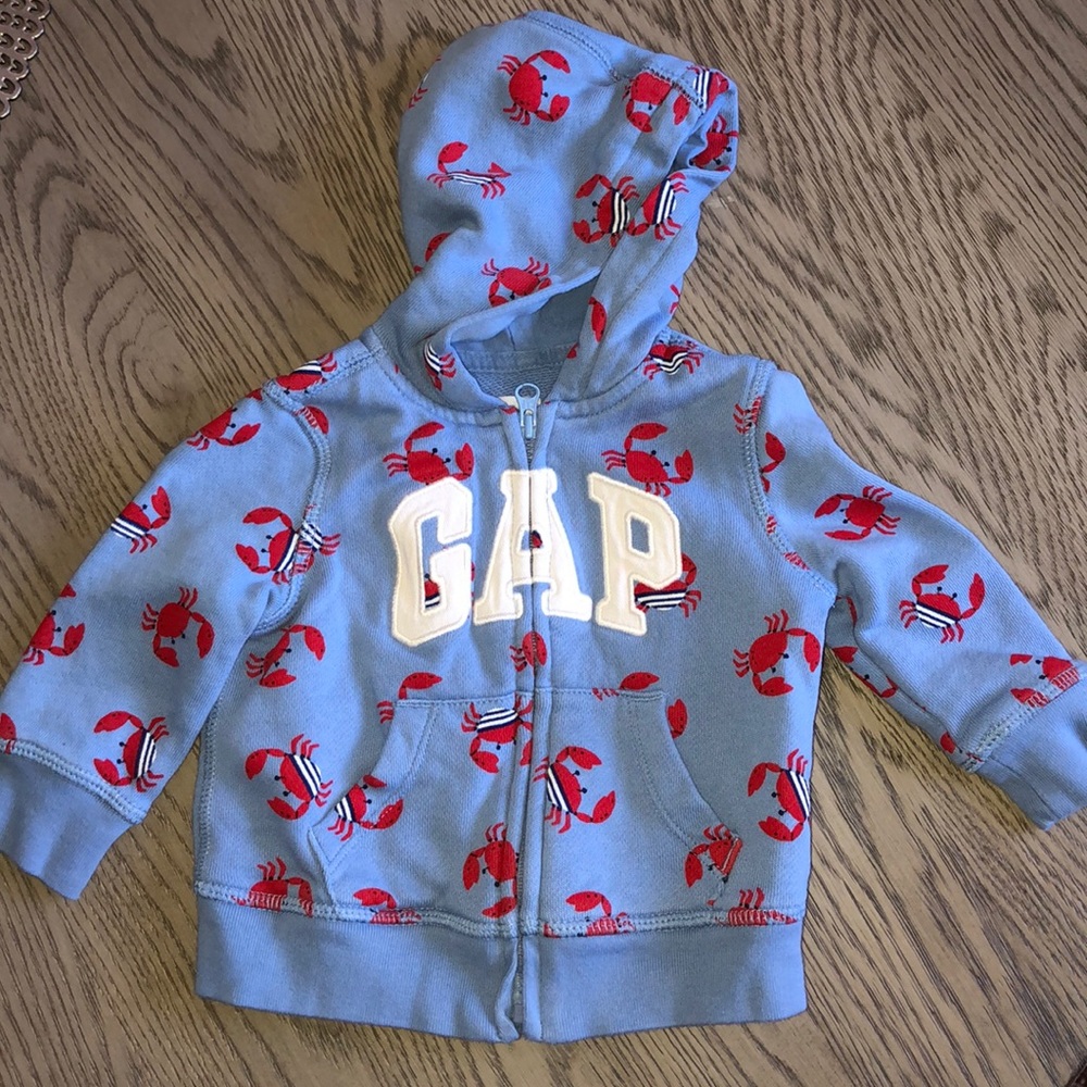 Baby Gap crab hoodie